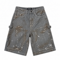 Distressed Hickory Shorts