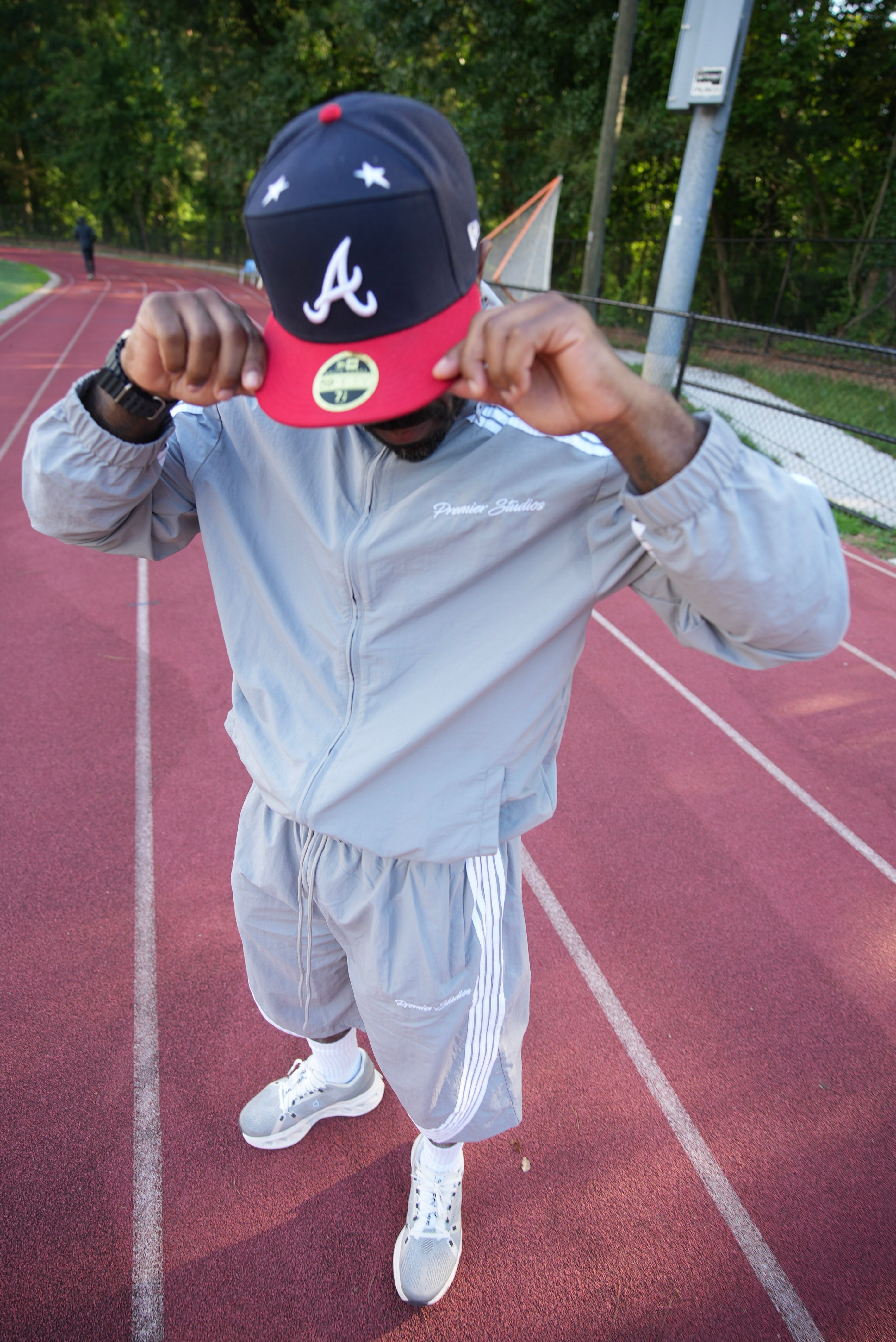 “Script” Racer Track Suit