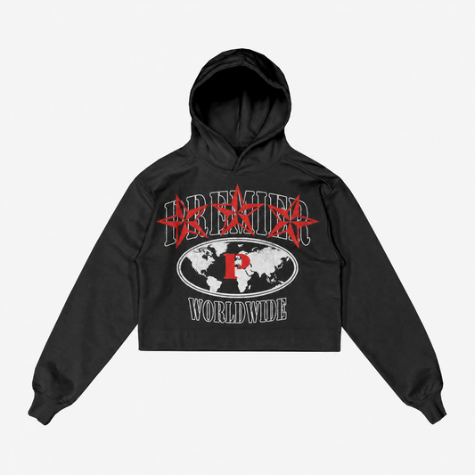 Premier “P Worldwide” Hoodie - Black